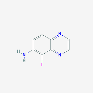 molecular formula C8H6IN3 B3116570 5-Iodoquinoxalin-6-amine CAS No. 2174002-51-6