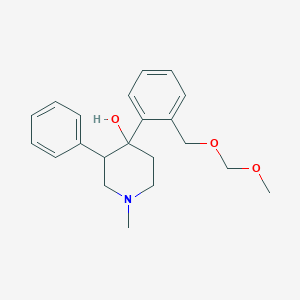 4-(2-((Methoxymethoxy)methyl)phenyl)-1-methyl-3-phenylpiperidin-4-ol