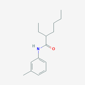 molecular formula C15H23NO B311662 2-ethyl-N-(3-methylphenyl)hexanamide 