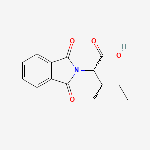 molecular formula C14H15NO4 B3116627 Phthaloyl-L-isoleucine CAS No. 21844-63-3