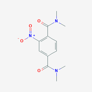 molecular formula C12H15N3O4 B3116644 N,N,N',N'-Tetramethyl-2-nitroterephthalamide CAS No. 2185244-64-6