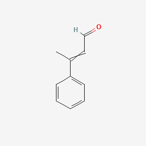 molecular formula C10H10O B3116652 3-苯基-2-丁烯醛 CAS No. 21866-70-6