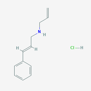 molecular formula C12H16ClN B3116748 [(2E)-3-Phenylprop-2-en-1-yl](prop-2-en-1-yl)amine hydrochloride CAS No. 219668-57-2