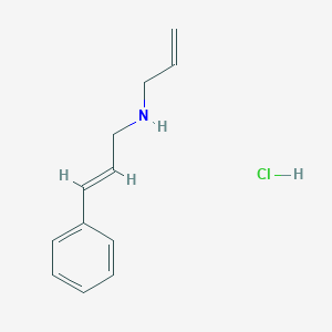 molecular formula C12H16ClN B3116748 [(2E)-3-苯基丙-2-烯-1-基](丙-2-烯-1-基)胺盐酸盐 CAS No. 219668-57-2