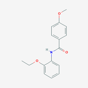 molecular formula C16H17NO3 B311678 N-(2-ethoxyphenyl)-4-methoxybenzamide 