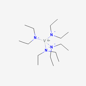 molecular formula C16H40N4V B3116817 Tetra(diethylamino)vanadium CAS No. 219852-96-7