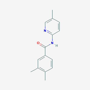 molecular formula C15H16N2O B311690 3,4-dimethyl-N-(5-methylpyridin-2-yl)benzamide 
