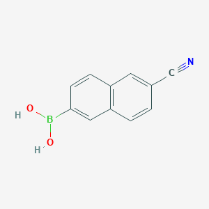 (6-Cyanonaphthalen-2-yl)boronic acid