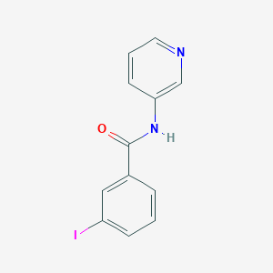 molecular formula C12H9IN2O B311693 3-iodo-N-(pyridin-3-yl)benzamide 