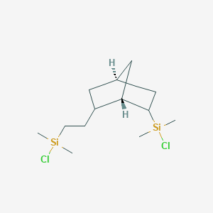 Chloro-[2-[(1S,4S)-6-[chloro(dimethyl)silyl]-2-bicyclo[2.2.1]heptanyl]ethyl]-dimethylsilane