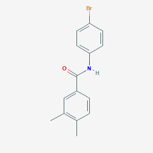 molecular formula C15H14BrNO B311699 N-(4-bromophenyl)-3,4-dimethylbenzamide 