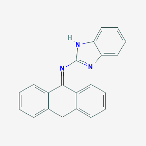 molecular formula C21H15N3 B311700 N-(9(10H)-anthracenylidene)-N-(1H-benzimidazol-2-yl)amine 