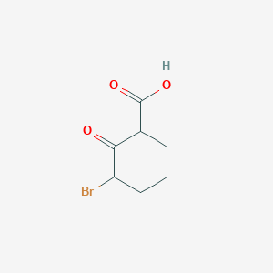 molecular formula C7H9BrO3 B3117019 3-Bromo-2-oxocyclohexanecarboxylic acid CAS No. 2206966-30-3