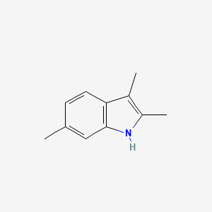 molecular formula C11H13N B3117020 2,3,6-trimethyl-1H-indole CAS No. 22072-35-1