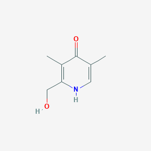 molecular formula C8H11NO2 B3117033 2-(Hydroxymethyl)-3,5-dimethylpyridin-4(1H)-one CAS No. 220757-73-3