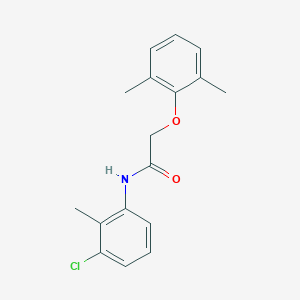 molecular formula C17H18ClNO2 B311704 N-(3-chloro-2-methylphenyl)-2-(2,6-dimethylphenoxy)acetamide 
