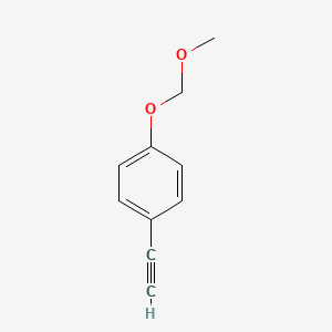 molecular formula C10H10O2 B3117055 4-(甲氧甲氧基)-1-乙炔基苯 CAS No. 220882-37-1