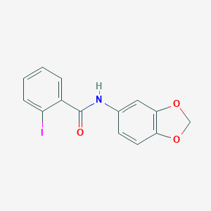 N-(1,3-benzodioxol-5-yl)-2-iodobenzamide