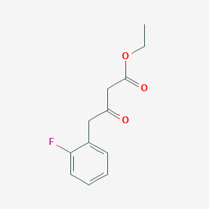 molecular formula C12H13FO3 B3117120 4-(2-氟苯基)-3-氧代丁酸乙酯 CAS No. 221121-35-3