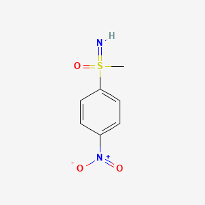 molecular formula C7H8N2O3S B3117179 Imino(methyl)(4-nitrophenyl)-lambda6-sulfanone CAS No. 22133-01-3