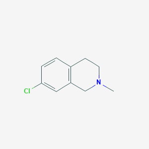 molecular formula C10H12ClN B3117214 7-Chloro-2-methyl-1,2,3,4-tetrahydroisoquinoline CAS No. 221656-43-5