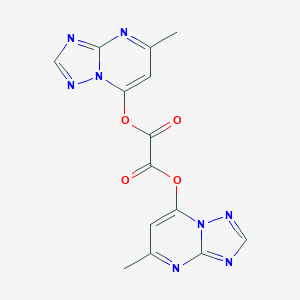 molecular formula C14H10N8O4 B311724 Bis(5-methyl[1,2,4]triazolo[1,5-a]pyrimidin-7-yl) oxalate 