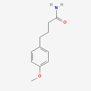 molecular formula C11H15NO2 B3117256 4-(4-Methoxyphenyl)butanamide CAS No. 2222-15-3
