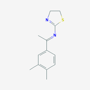 molecular formula C13H16N2S B311732 N-(4,5-dihydro-1,3-thiazol-2-yl)-N-[1-(3,4-dimethylphenyl)ethylidene]amine 