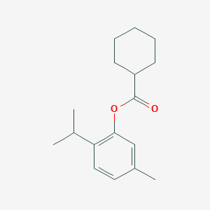 molecular formula C17H24O2 B311734 2-Isopropyl-5-methylphenyl cyclohexanecarboxylate 