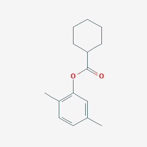 molecular formula C15H20O2 B311735 2,5-Dimethylphenyl cyclohexanecarboxylate 