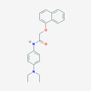molecular formula C22H24N2O2 B311736 N-[4-(diethylamino)phenyl]-2-(1-naphthyloxy)acetamide 