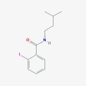 molecular formula C12H16INO B311739 2-iodo-N-(3-methylbutyl)benzamide 