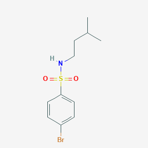 molecular formula C11H16BrNO2S B311741 4-bromo-N-(3-methylbutyl)benzenesulfonamide 