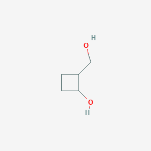 molecular formula C5H10O2 B3117435 2-(Hydroxymethyl)cyclobutan-1-ol CAS No. 2231675-22-0