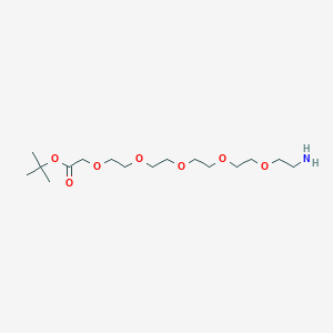 molecular formula C16H33NO7 B3117437 NH2-PEG5-C1-Boc CAS No. 2231845-67-1
