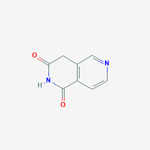 molecular formula C8H6N2O2 B3117442 2,4-Dihydro-2,6-naphthyridine-1,3-dione CAS No. 2232-79-3