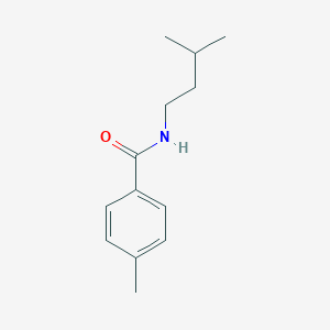 molecular formula C13H19NO B311746 N-isopentyl-4-methylbenzamide 