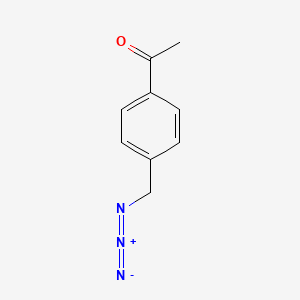 molecular formula C9H9N3O B3117464 1-(4-叠氮甲基苯基)-乙酮 CAS No. 223513-47-1