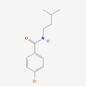 molecular formula C12H16BrNO B311747 4-bromo-N-(3-methylbutyl)benzamide 