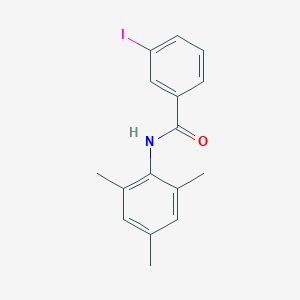 molecular formula C16H16INO B311748 3-iodo-N-(2,4,6-trimethylphenyl)benzamide 