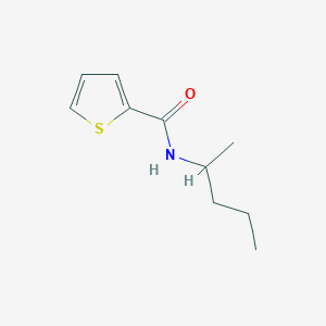 molecular formula C10H15NOS B311750 N-(1-methylbutyl)-2-thiophenecarboxamide 