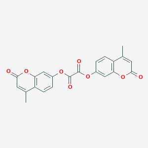 molecular formula C22H14O8 B311752 bis(4-methyl-2-oxo-2H-chromen-7-yl) oxalate 
