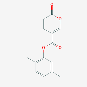 (2,5-Dimethylphenyl) 6-oxopyran-3-carboxylate