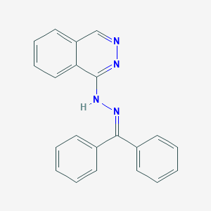 molecular formula C21H16N4 B311761 Diphenylmethanone 1-phthalazinylhydrazone 
