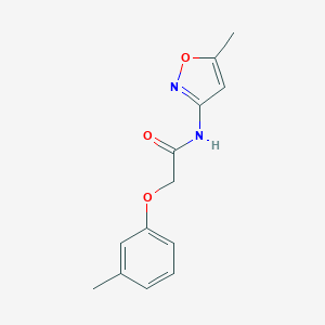 molecular formula C13H14N2O3 B311764 N-(5-Methyl-isoxazol-3-yl)-2-m-tolyloxy-acetamide 