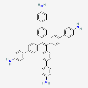 molecular formula C50H40N4 B3117651 4',4''',4''''',4'''''''-(Ethene-1,1,2,2-tetrayl)tetrakis(([1,1'-biphenyl]-4-amine)) CAS No. 2252187-21-4