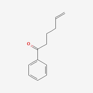 molecular formula C12H14O B3117655 1-Phenylhex-5-en-1-one CAS No. 22524-25-0