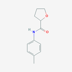 molecular formula C12H15NO2 B311768 N-(4-methylphenyl)tetrahydro-2-furancarboxamide 