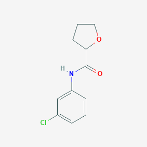 molecular formula C11H12ClNO2 B311769 N-(3-chlorophenyl)tetrahydro-2-furancarboxamide 