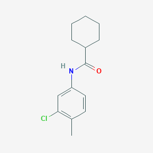 molecular formula C14H18ClNO B311772 N-(3-chloro-4-methylphenyl)cyclohexanecarboxamide 